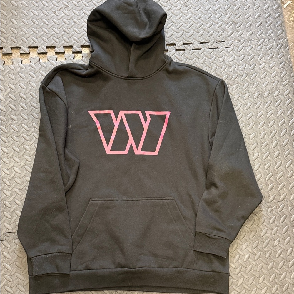 Washington commanders Black Hoodie with maroon Logo - Men’s 2x